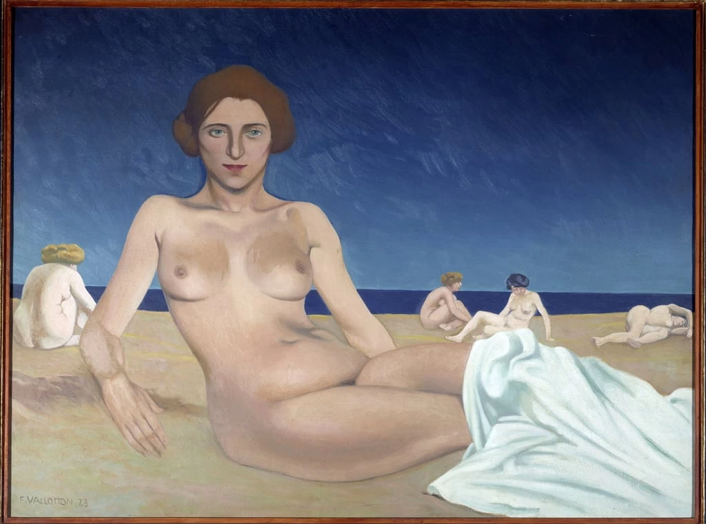 Félix Vallotton - 264, Prendere il sole sulla spiaggia, Musee des Beaux, Arts, Rouen
